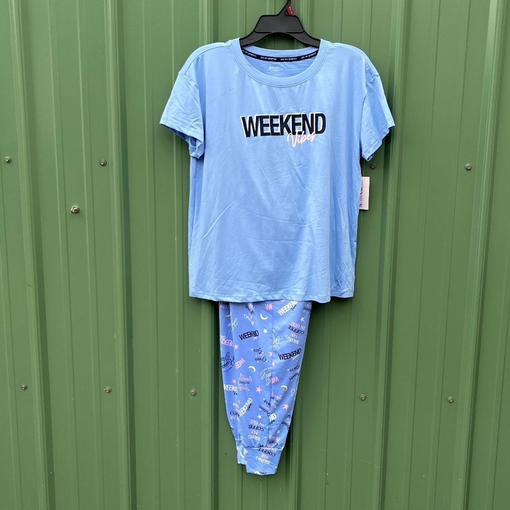 Women’s Ultra Soft Short Sleeve Pajama Lounge Sleep 2, 2-Piece Sets Size S - Picture 6 of 14